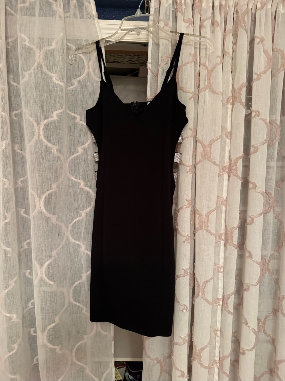 Almost Famous Black Strappy Mini Dress